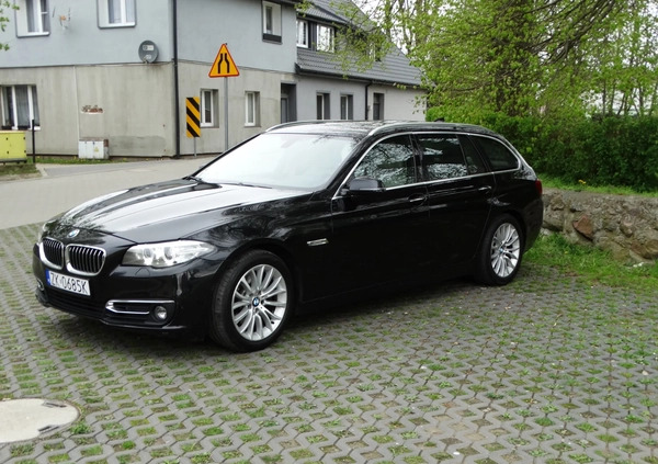 BMW Seria 5 cena 56900 przebieg: 278000, rok produkcji 2014 z Koszalin małe 596